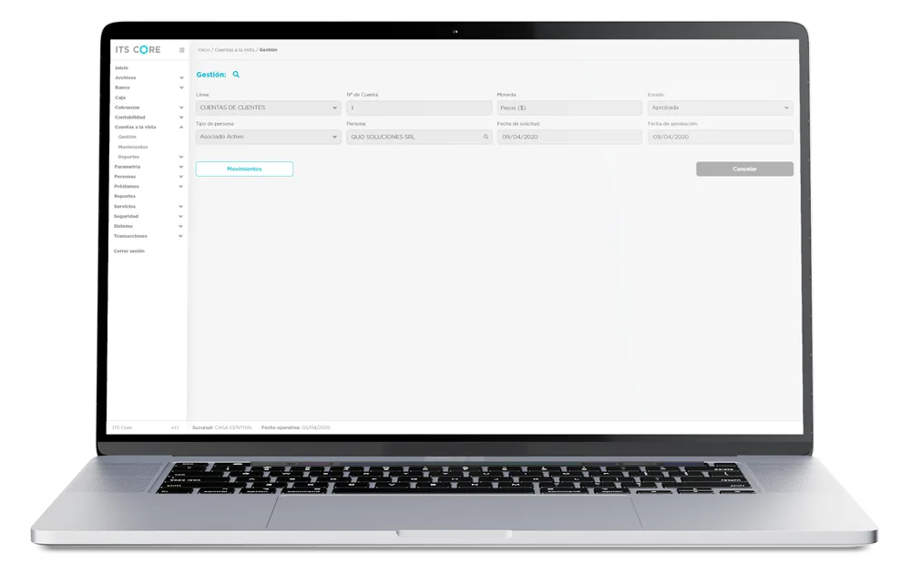 ITS Core - Cuenta a la vista